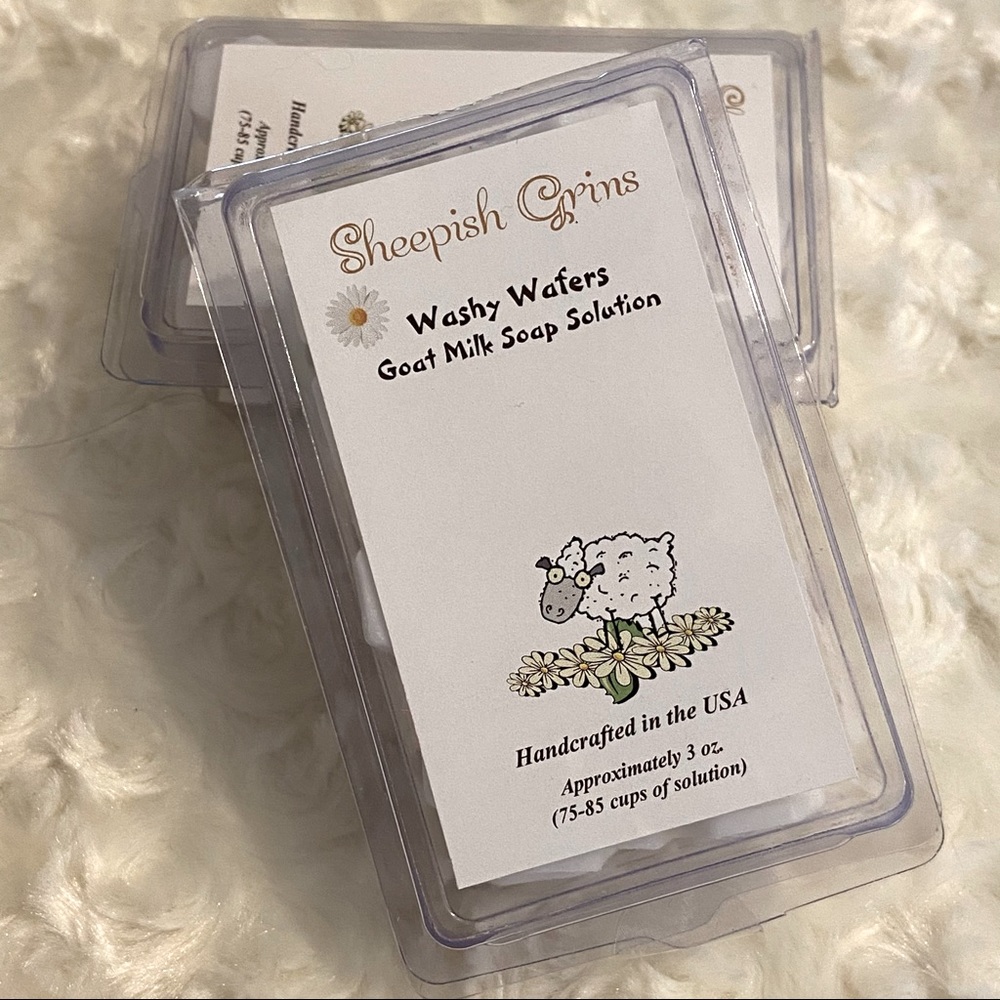 Washy Wafers Cloth Wipes Solution Unscented